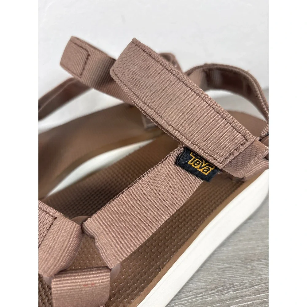 Teva Flatform Universal Brown / Birch Platform Sandals Women 7